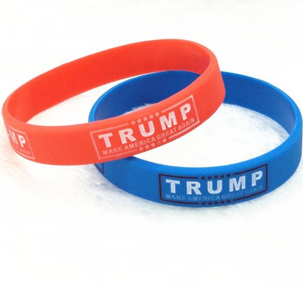 

trump make america great again letter silicone wristband rubber bracelet donald trump supporters wristband bracelets dhl 988