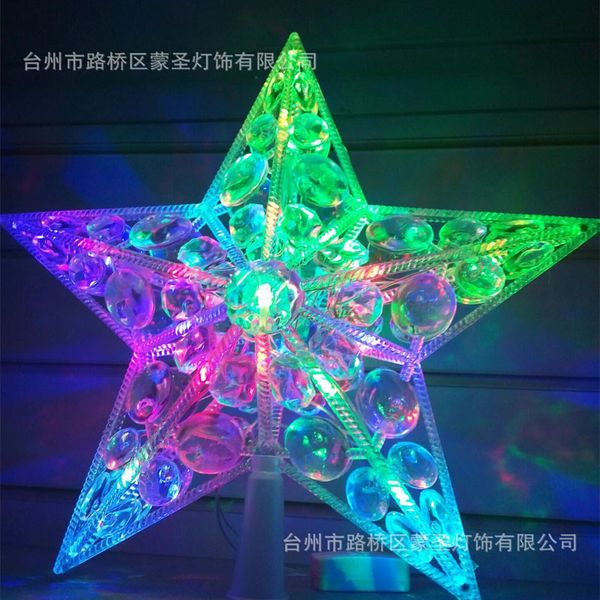 Led Five Pointed Star Lamp Led Coloured Lights Lighting Modeling