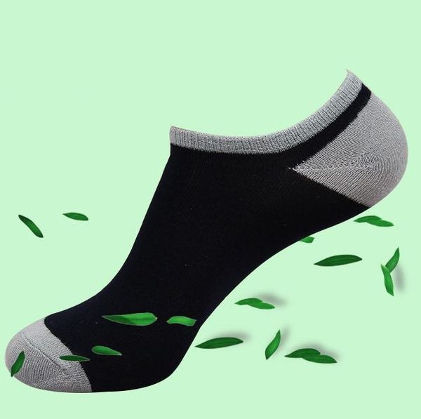 

bamboo fiber summer coolmax men's mens hommes chaussettes invisibles ankle white black cotton dress socks sokken for man sox