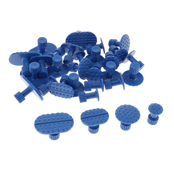 

30pcs paintless dent repair nylon tabs hail removal blue