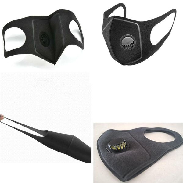 

mascarilla desechable washable pm2.5 activated carbon black mouth mask anti dust mask windproof bacteria proof face masks