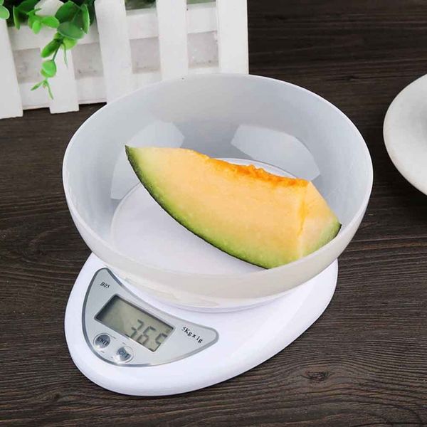 

portable 5kg digital scale electronic scales steelyard kitchen scales postal food balance measuring weight libra other kitchen tools