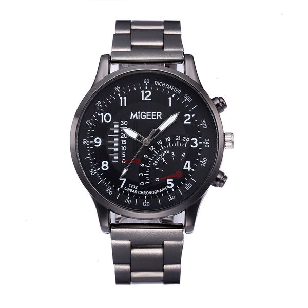 

man's watches fashion design stainless steel analog alloy quartz business wrist watch reloj hombre marca de lujo zegarek meski, Slivery;brown