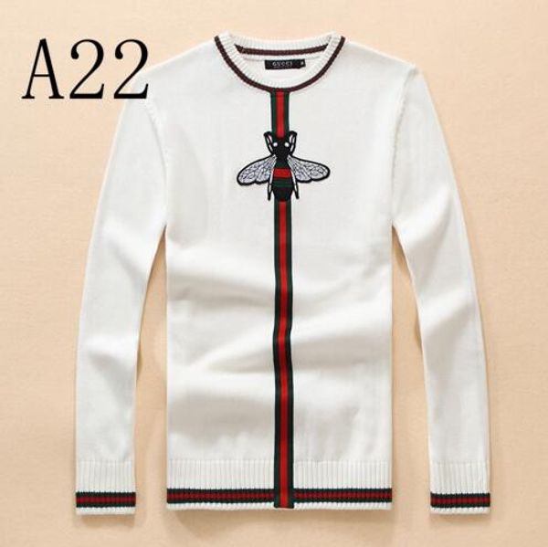 

горячие мужские дизайнеры свитер пуловер мужская марка толстовка с длинным рукавом толстовка письмо вышитые свитер зимний костюм--4, White;black