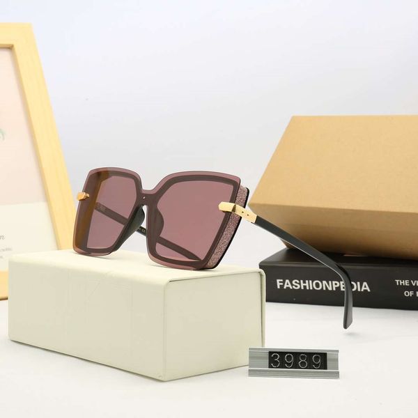 

summer designer sunglasses brand sunglasses womens beach goggle glasses uv400 d10 3989 5 colors optional with box, White;black