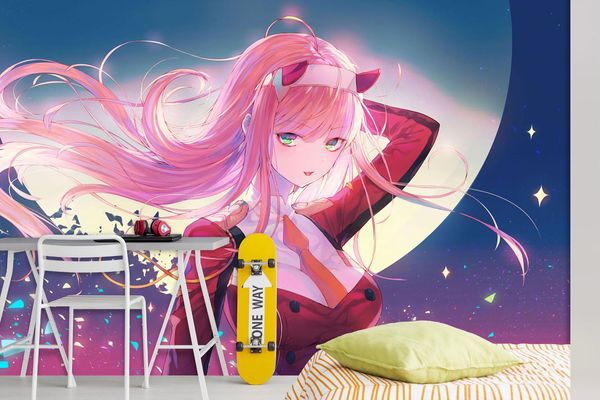 

self-adhesive] 3d darling in the fanxx 933447 japan anime wall paper mural wall print decal murals