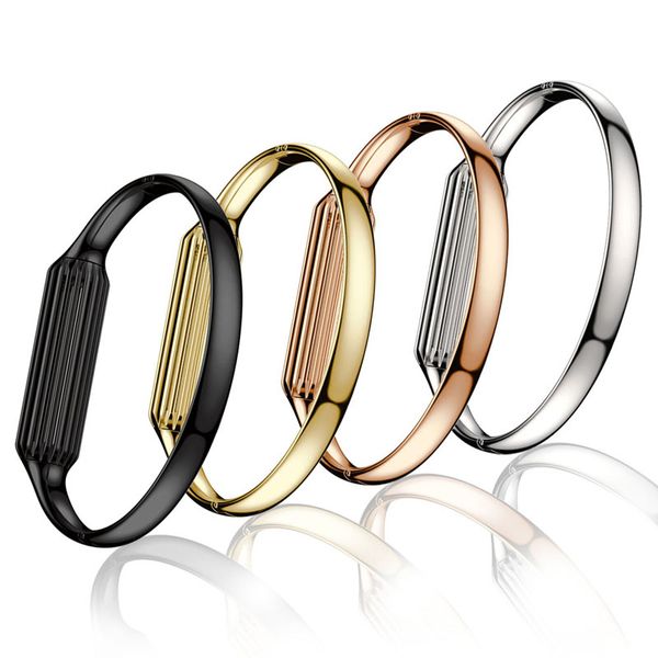 

fashion accessory genuine stainless watch band luxury smart wrist strap bracelet bangle for flex 2 smart watch 2018, Black;brown