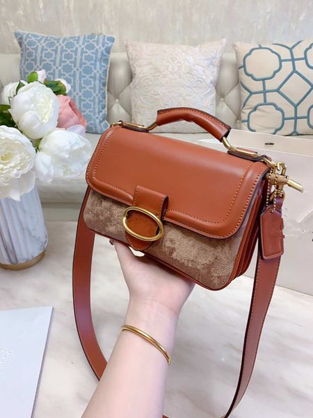

the new spring and summer 2020 bag lady one shoulder bag fashion handbag brim inclined shoulder bag