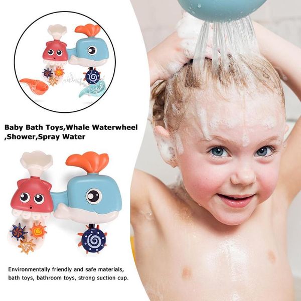 2019 Baby Bath Toys Bathtub Accessories Waterwheel Shower Spray Water Play Game For Bath Bathroom Toy Kids From Haolingame 19 46 Dhgate Com