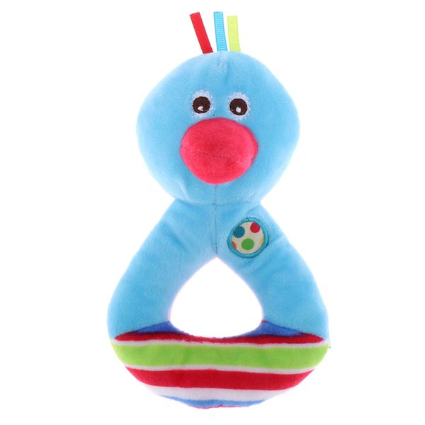 

soft animal plush doll rattle infant baby kids educational toys