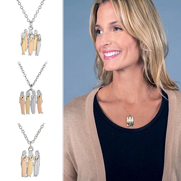 

new fashion ladies good friends necklaces ladies sisters necklace accesorios mujer women's gifts collier femme 2019, Silver