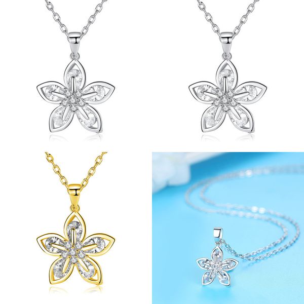 

accessories popular flower necklace originality hollow pendant pendant real sterling silver jewelry steampunk pendants