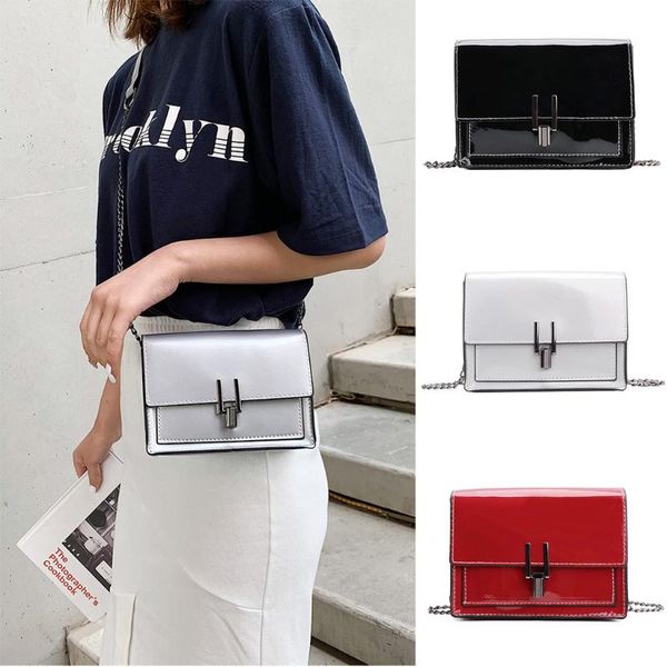 

fashion 2020 ms. new wild shoulder messenger bag ms. pure color diagonal shoulder bag simple casual ladies