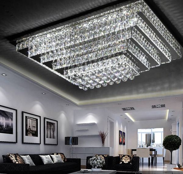 K9 LED Kristall Deckenleuchte Mit Fernbedienung Für Wohnzimmer Moderne Lampada de teto Für Hotel AC110V ~ 240V MYY