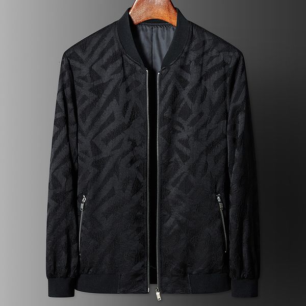 

весна и осень повседневная алмазная цвет бизнес вскользь baseball jacket мужская куртка марка одежда плюс размер 7xl, Black;brown