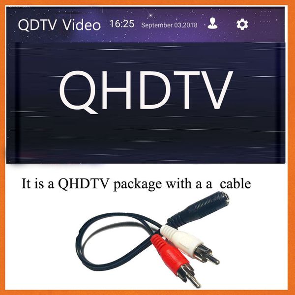 

QHDTV AV кабель работает в Америке в Великобритании Французской Африки Arabic Италия Ту