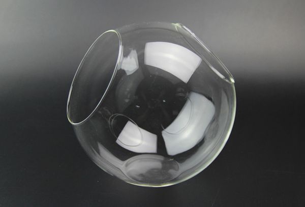 

ball shaped diy moss micro landscape glass bottle double holes succulent plants vase home decoration