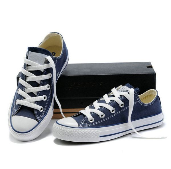 

2019 new star big size 35-45 casual shoes low stars classic canvas shoe men's/women's canvas shoes, Black
