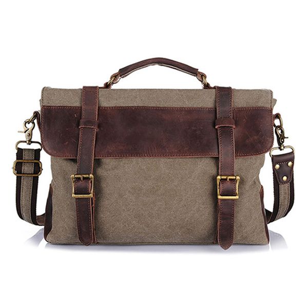 

boleke mens messenger bag waterproof canvas leather men vintage handbags large satchel shoulder bags computer lapbriefcase