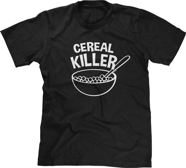 

Cereal killer funny humor joke word play pun parody laugh meme men teefunny ca ual t hirt
