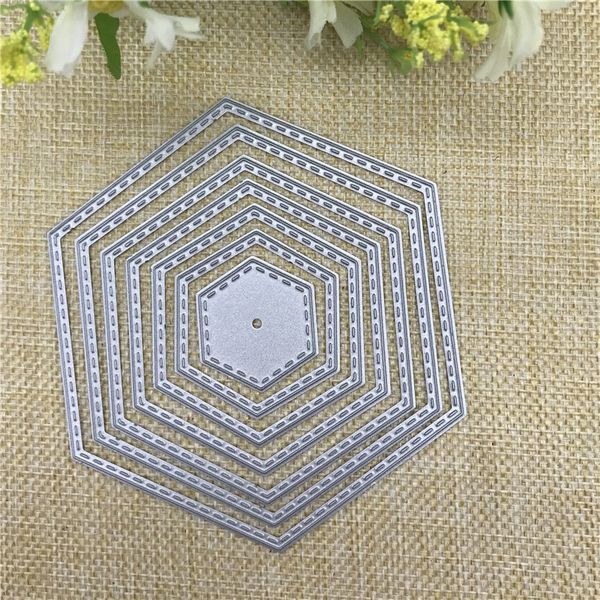 

polygon die cuts металлорежущий умирает в скрапбукинг тиснение папка diy смешные свадебные украшения scrapbooking шаблон craft