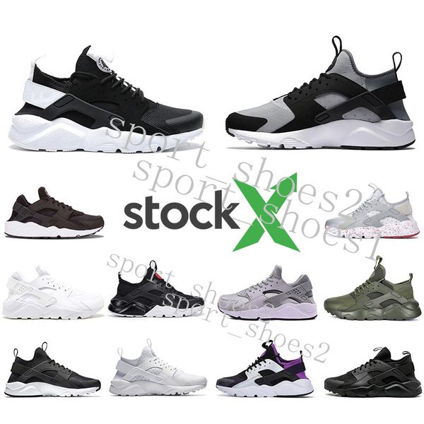 

2020 классические huarache 1.0 тройной белый черный зеленый huraches кроссовки для женщин людей hurache спорта тапки тренеры мужской обуви д