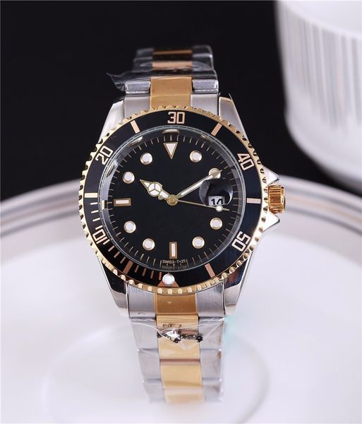 

40 мм relogio masculino мужские часы Luxury wist мода черный циферблат с календарным браслетом складной застежкой мастер мужской подарокluxury мужские часы