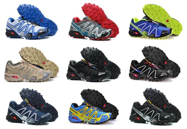 

New Fashion Sal‍omon Speed Red Cross 3 CS III Men Sports Shoes mens Speed Crosspeed 3 is suing running Shoes Eur Sizee 40-46