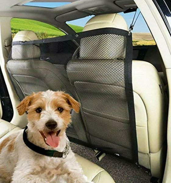 

universal car pet dog barrier guard adjustable safety travel dog safety mesh