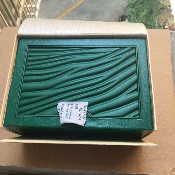 

2020 new luxury mens for rolex watch box original inner outer woman's watches boxes men wristwatch green box ing, Black;blue