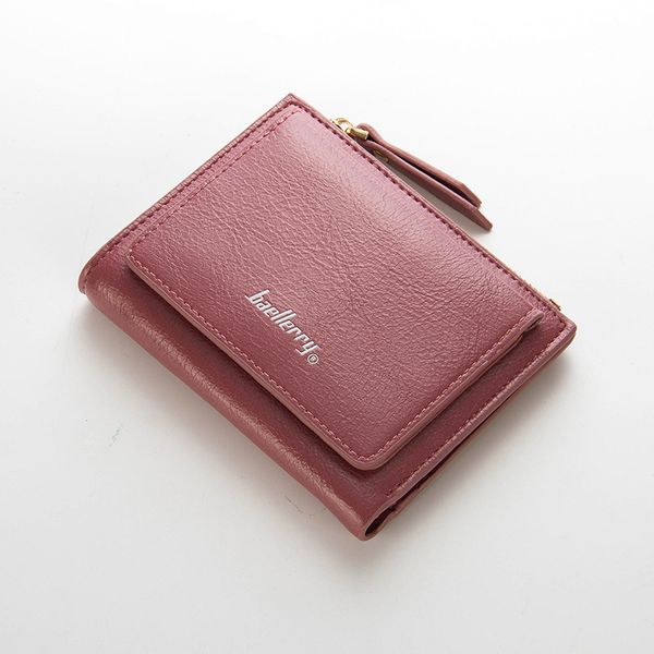 

new wallet female for coins cute wallet women small leather women wallets zipper purses portefeuille female purse clutch, Red;black