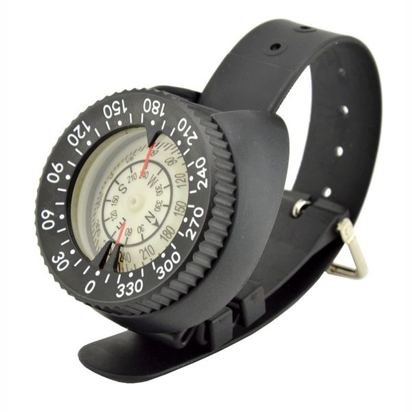 

waterproof watch type compass luminous underwater diving compass watch luminous