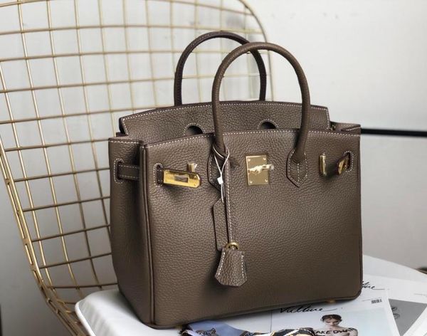 

2019 new women bags fashion women handbags 30cm gold / silver buckle bags leather with the original brand ing