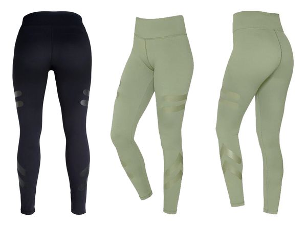 

женские брюки для йоги брюки и брюки колготки женские активный танец с высокой талией lady боковая полоса сплошная печать с принтом леггинсы, Black;white