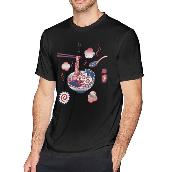 

ramen noodles t shirt ramen t-shirt print cute tee shirt mens short sleeve fashion 100 cotton xxx tshirt, White;black