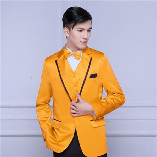 

новый заказ нотч groomsmen one button groom tuxedos мужские костюмы свадебные / пром / dinner best man blazer (куртка + штаны + tie + vest, Black;gray