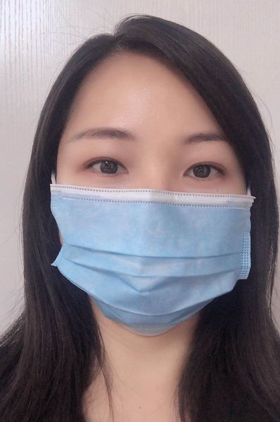 

3 layer disposable mask, with ear band, suitable for adults and children,home use comfortable in stock mask ce pda in 24hours dhl ship