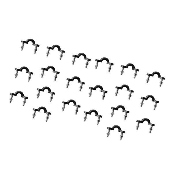 

20 pieces universal kayak deck loop pad eye screw nuts hardware for marine inflatable boat canoe dinghy