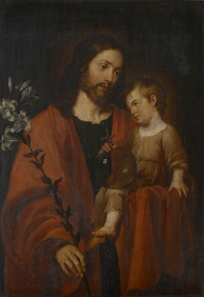 

43-0079# "carrying the child jesus" framed & unframed home decor handpainted &hd print oil painting on canvas wall art canvas pi