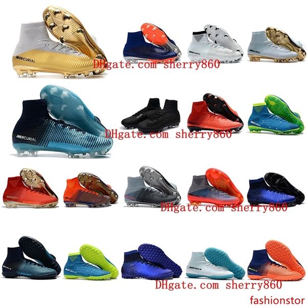 

мужские футбольные бутсы mercurial superfly v ronalro fg indoor soccer shoes детские футбольные бутсы cr7 boys neymar boots rising fast pack