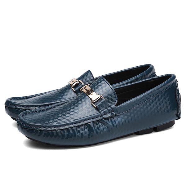 

men's casual shoes slip-on spring and autumn leather business loafers formal shoes men oxford dress zapatos chaussure hombre, Black