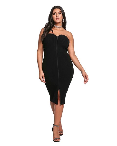 

2020 new american large women's bra slim knitting bottoming summer new dress, Black;gray