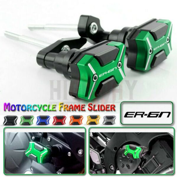 

h design fairing frame slider guard falling protection anti crash pad protector for er-6f er-6n 12-16