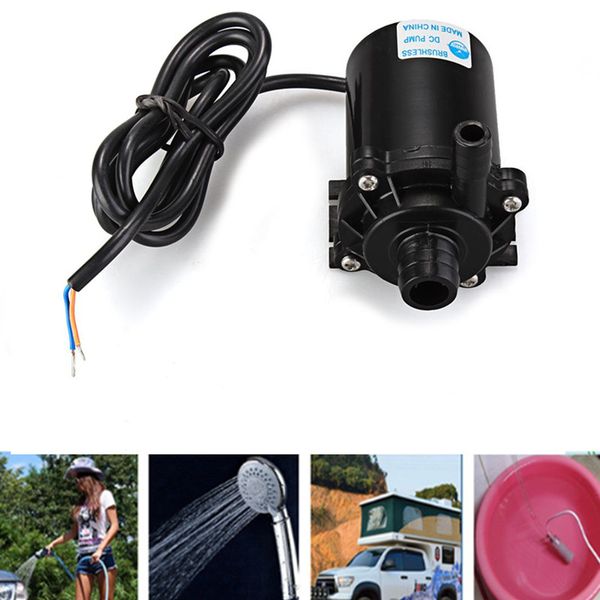 Acheter 2v Submersible Pompes à Eau Pour Les Outils Laveuse Portable Camping Caravan Randonnée Voyage Pet Douche Pompe électrique 12v Voiture Prise