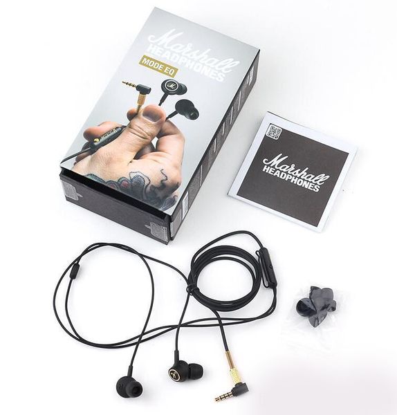 

marshall mode eq in-ear headphones with mic hifi ear buds headphones universal for mobile phones dhl