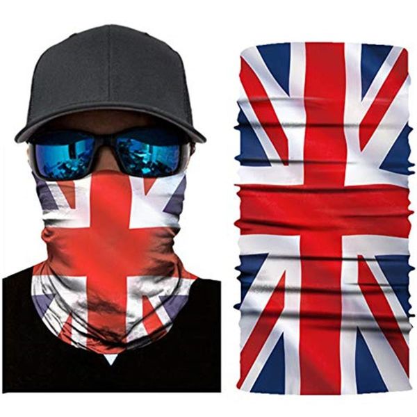 

3d bandana neck gaiter head shield summer tube balaclava scarves breathable sun guard headband scarf bicycle men, Blue;gray