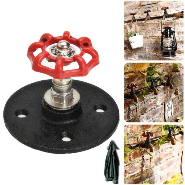 

screw in hook, heavy duty wall hook rustic strong hanger for robe, coat, towel, keys, bags, home, kitchen, bathroom