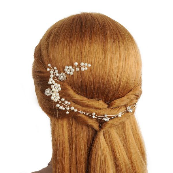 

trixy h16 pearls wedding headbands hair jewelry pearls rhinestones bride tiaras headpiece wedding bridal hair accessories
