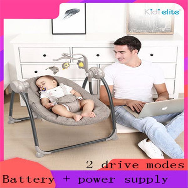 

baby electric rocking chair baby cradle reclining chair with doll to coax artifact to sleep comfortable swing nest