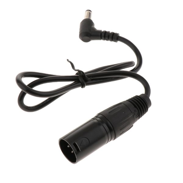 

dc power right angle adapter cable 5.5x2.1mm to 4 pins xlr